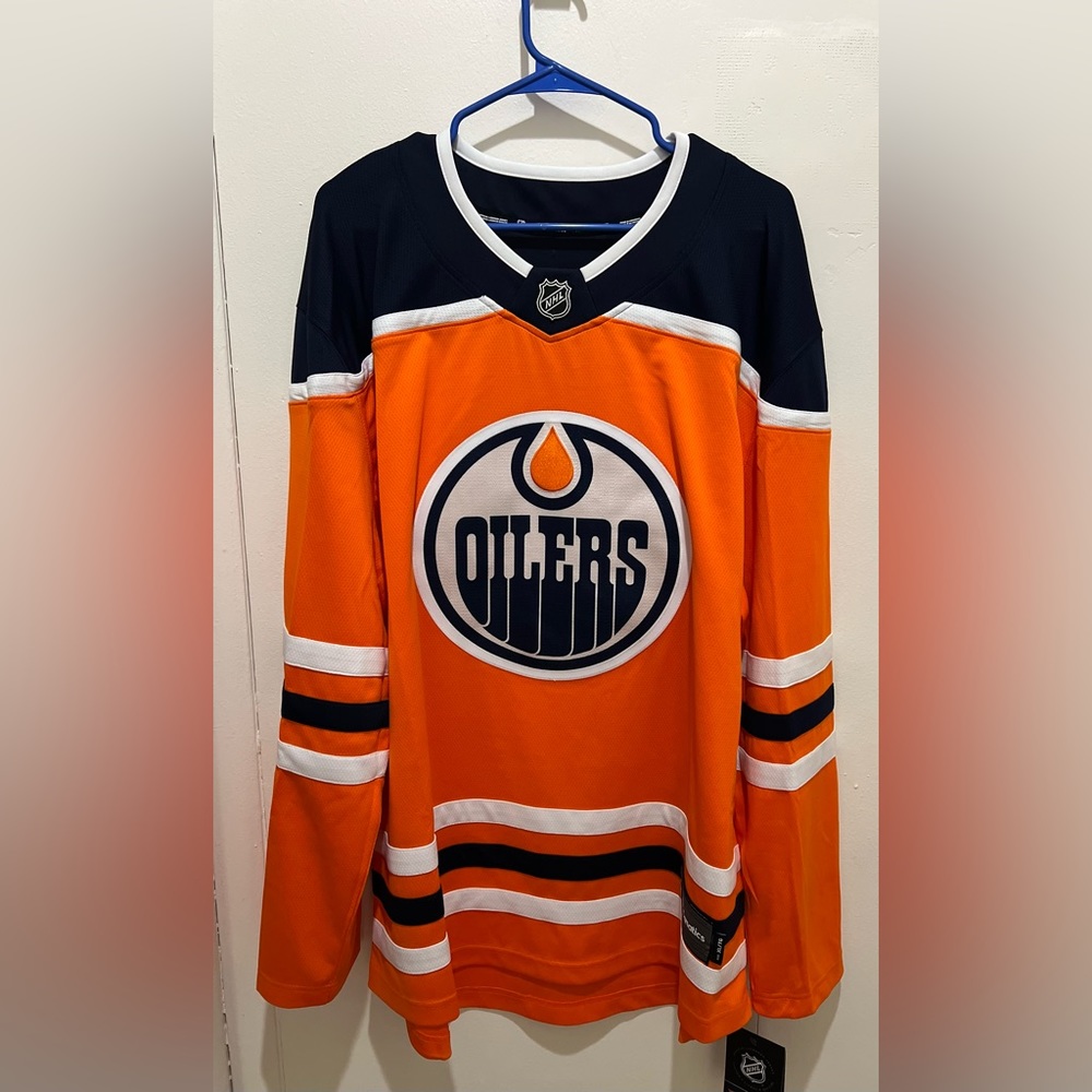 Edmonton Oilers Orange Alternate Jersey